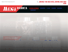 Tablet Screenshot of mega-debica.pl